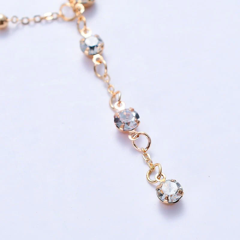 Chest chain jewelry pure desire style all-match sxy diamond pendant body chain necklace (FD) - Image 19