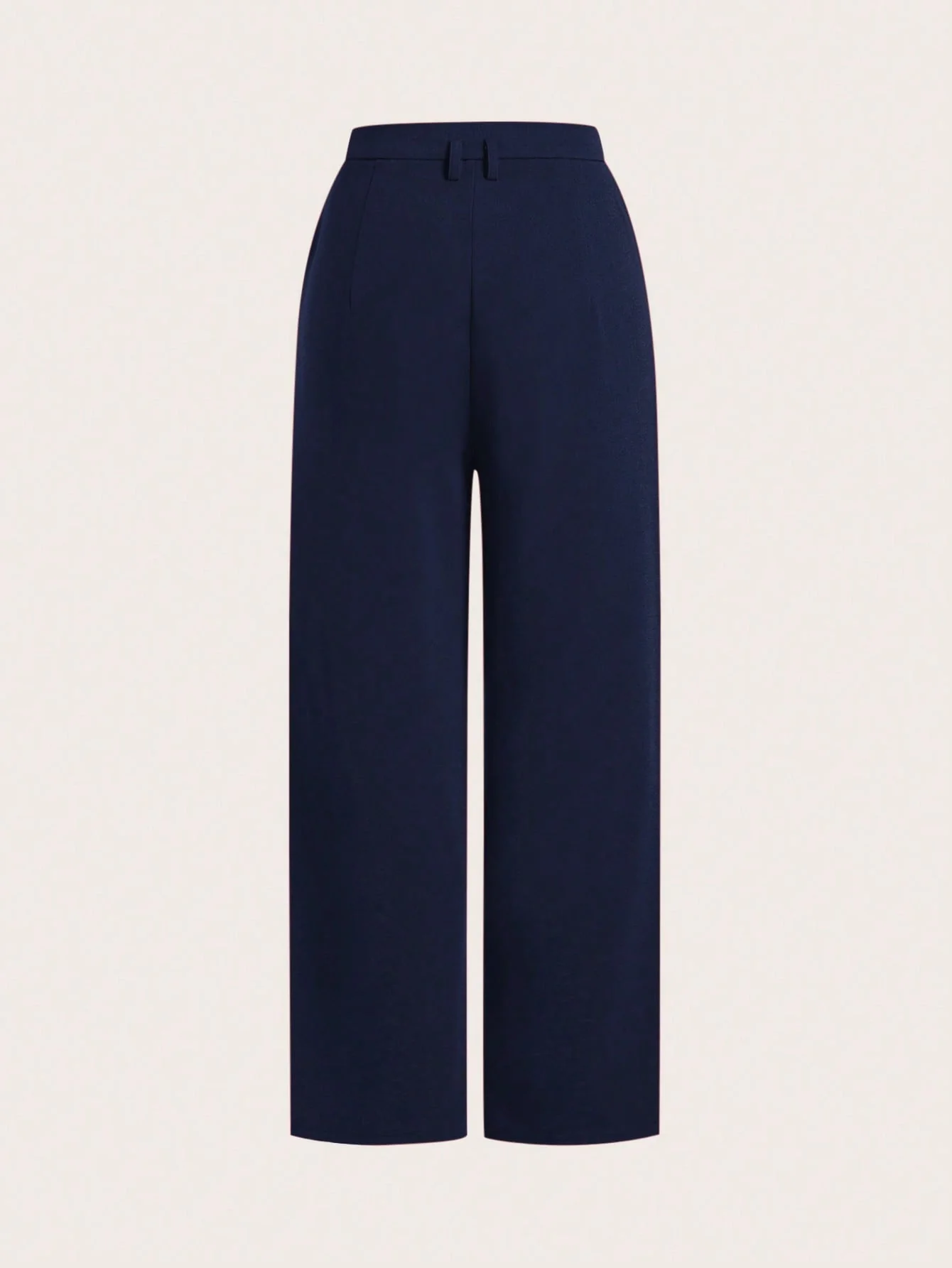 Clasi Solid Slant Pocket Suit Pants Without Belt - Image 18