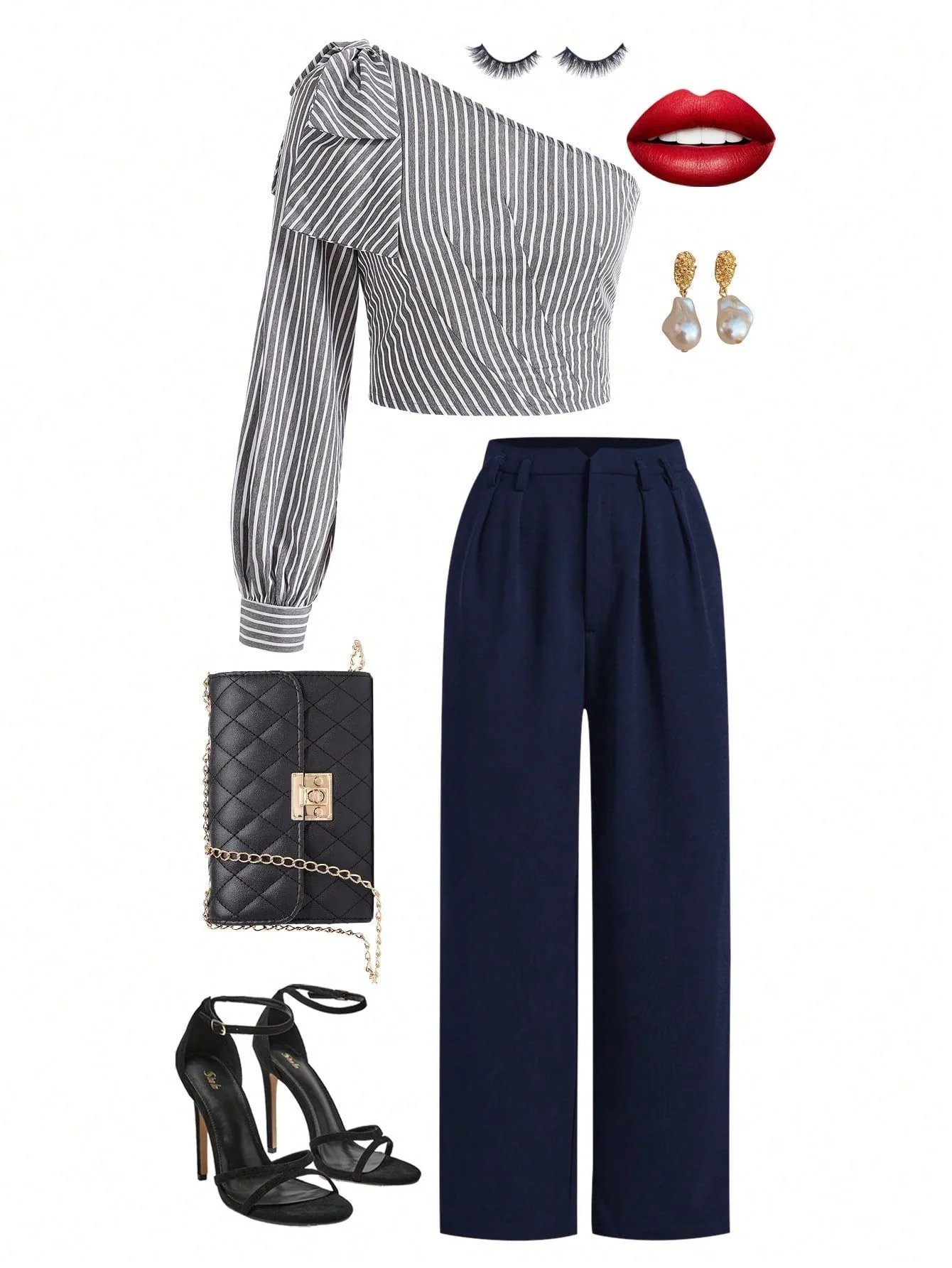 Clasi Solid Slant Pocket Suit Pants Without Belt - Image 19