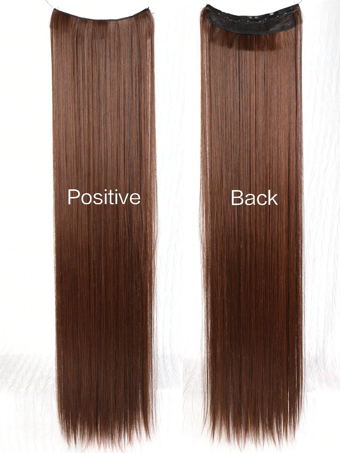 Clip In Hair Extensions 20-40 Inch Extra long Straight Brown Mixed Blonde Fake Hairpiece 5 Clips Synthetic Hair Extensions For Women Daily Use FD - Image 15