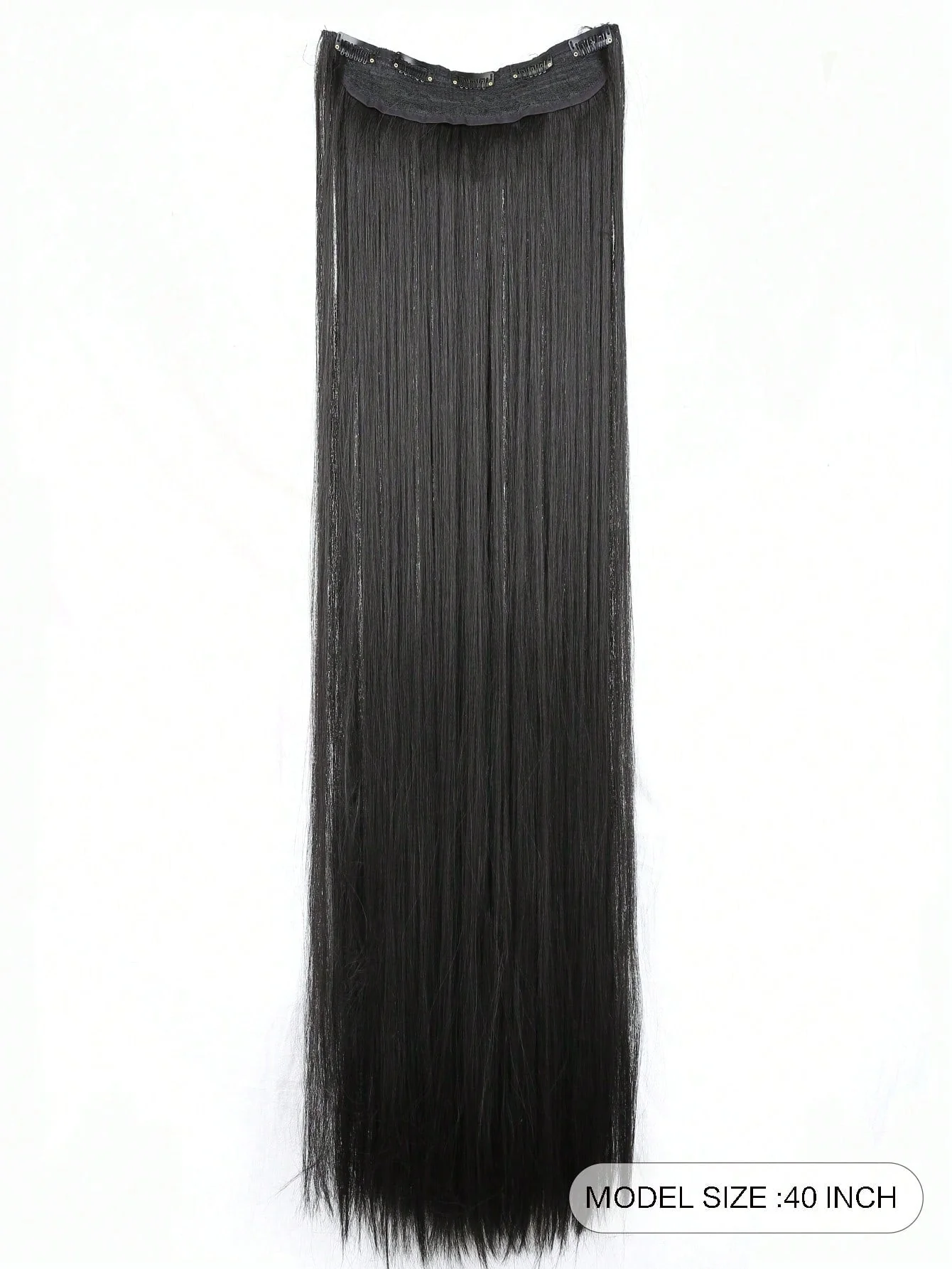 Clip In Hair Extensions 20-40 Inch Extra long Straight Brown Mixed Blonde Fake Hairpiece 5 Clips Synthetic Hair Extensions For Women Daily Use FD - Image 19