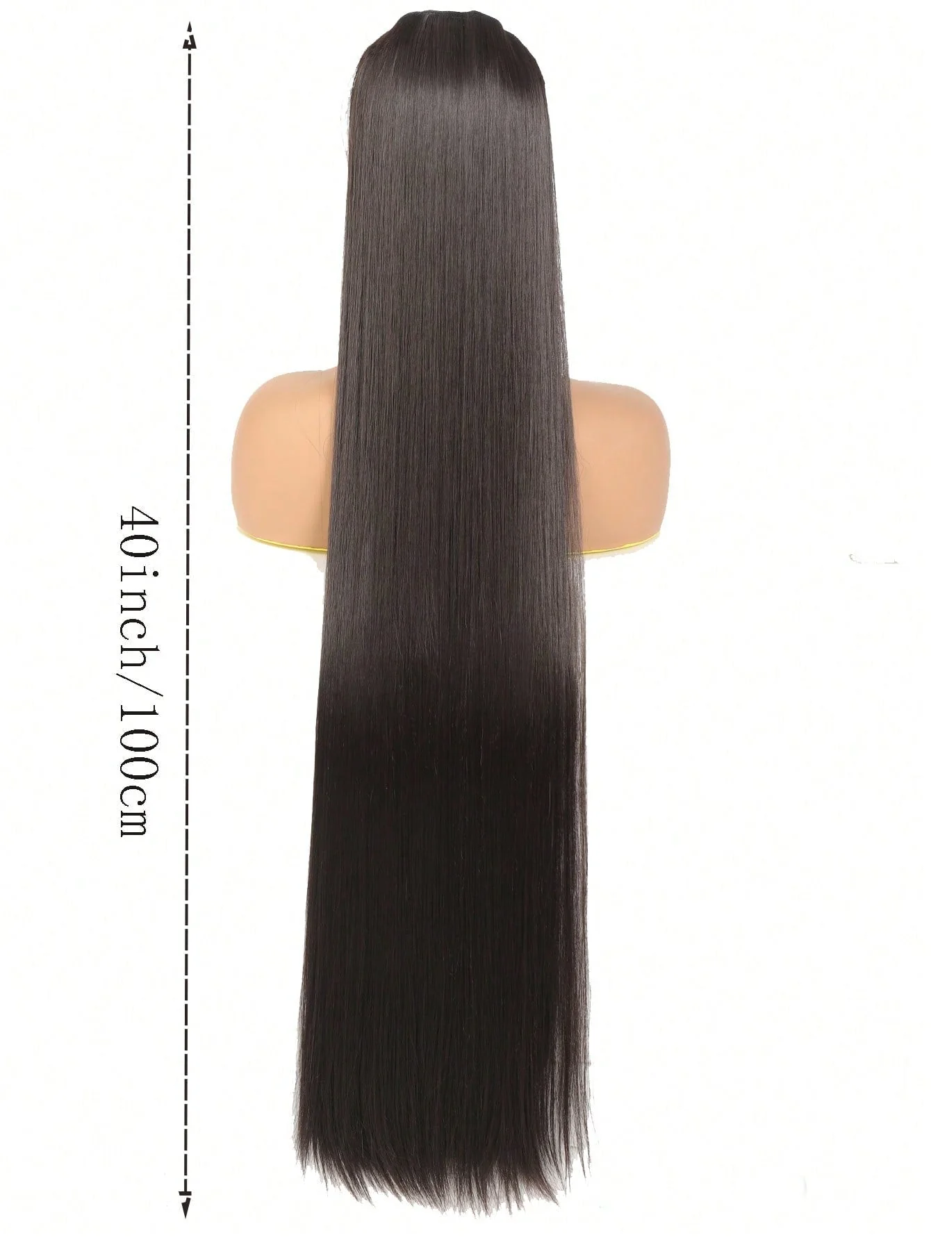 Clip In Hair Extensions 20-40 Inch Extra long Straight Brown Mixed Blonde Fake Hairpiece 5 Clips Synthetic Hair Extensions For Women Daily Use FD - Image 25