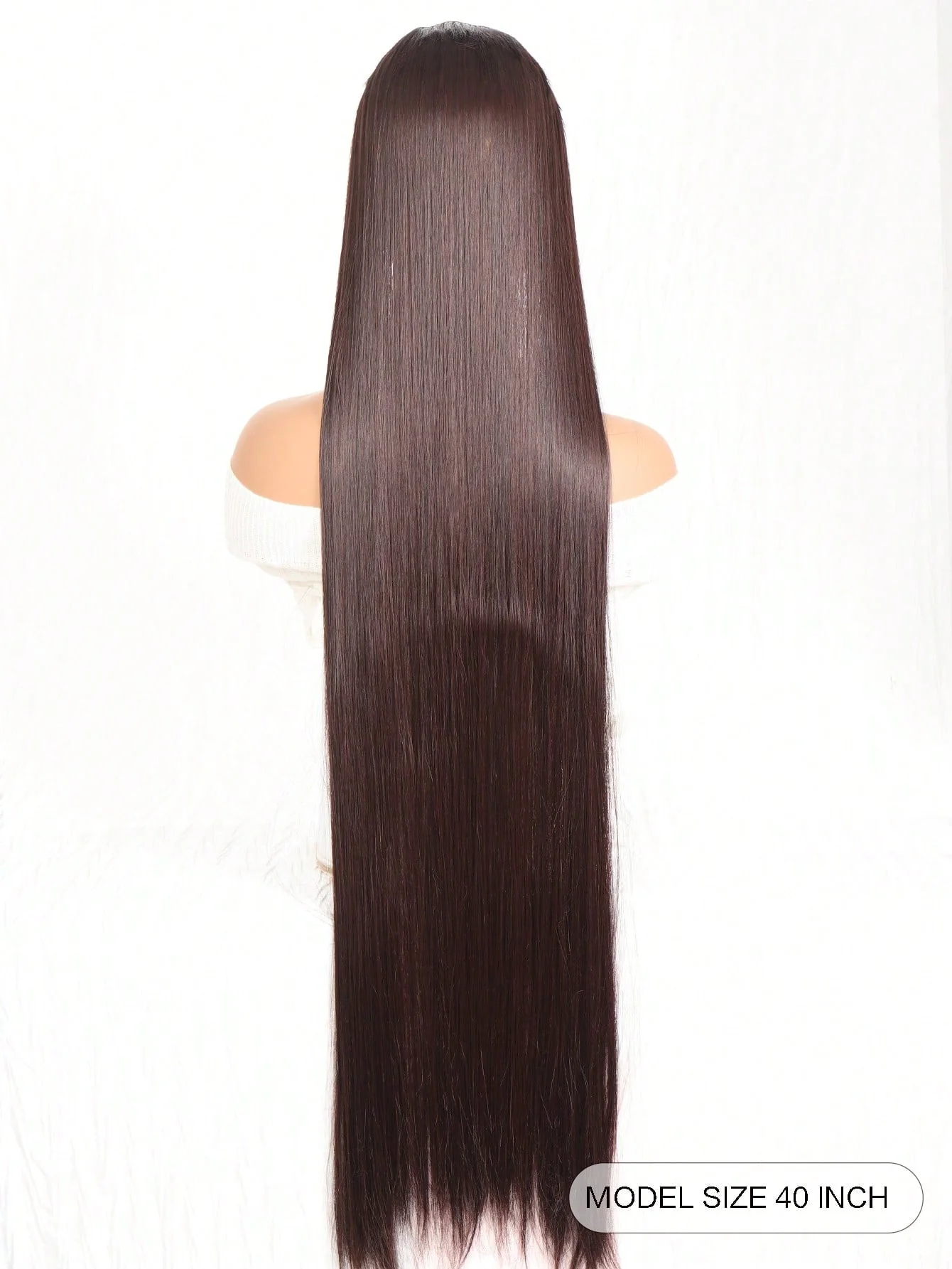 Clip In Hair Extensions 20-40 Inch Extra long Straight Brown Mixed Blonde Fake Hairpiece 5 Clips Synthetic Hair Extensions For Women Daily Use FD - Image 30