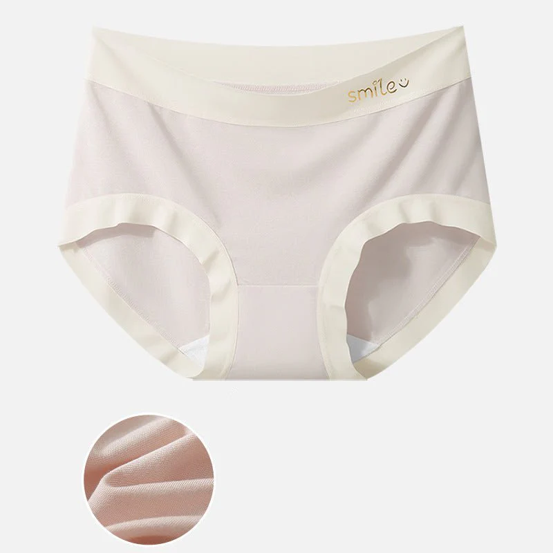 Cloud Luxe | Seamless Modal Panties Milk Tea Mulberry Silk - Image 3