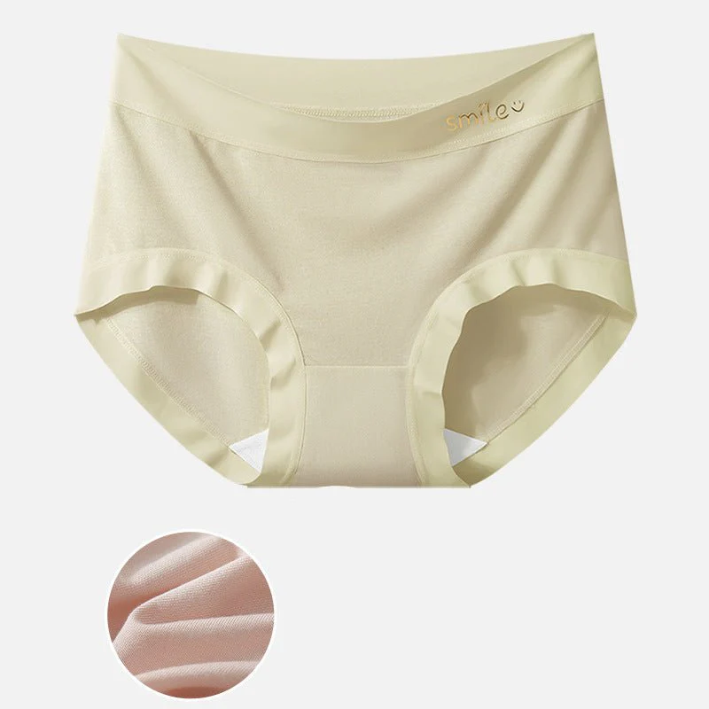 Cloud Luxe | Seamless Modal Panties Milk Tea Mulberry Silk - Image 8