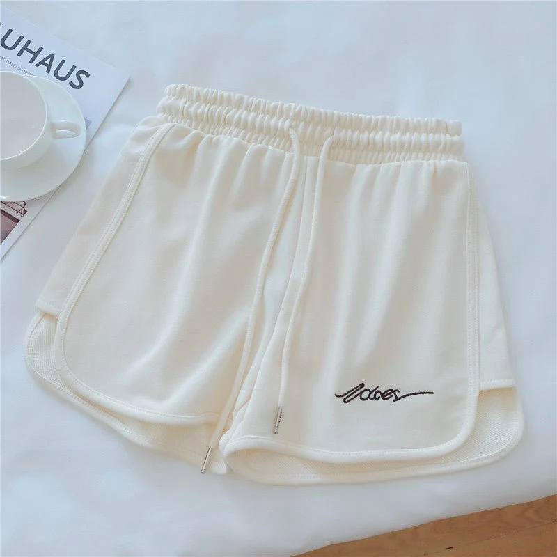 Cotton sports shorts women 2025 summer loose outer wear home pajamas high waist casual shorts - Image 7
