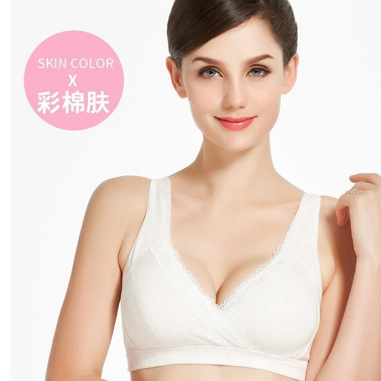 Cotton Wire-free Nursing Bra Pregnant Women - Image 18