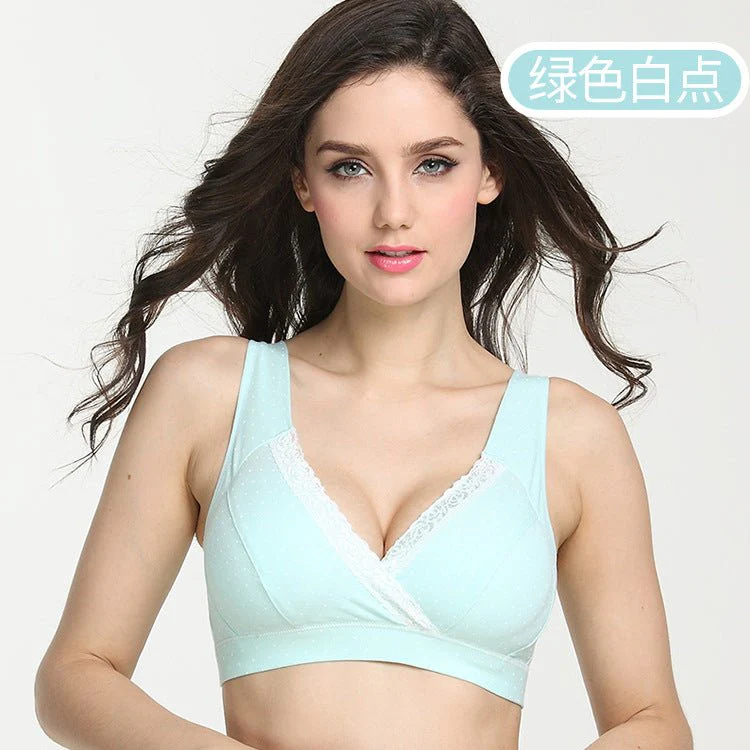 Cotton Wire-free Nursing Bra Pregnant Women - Image 9