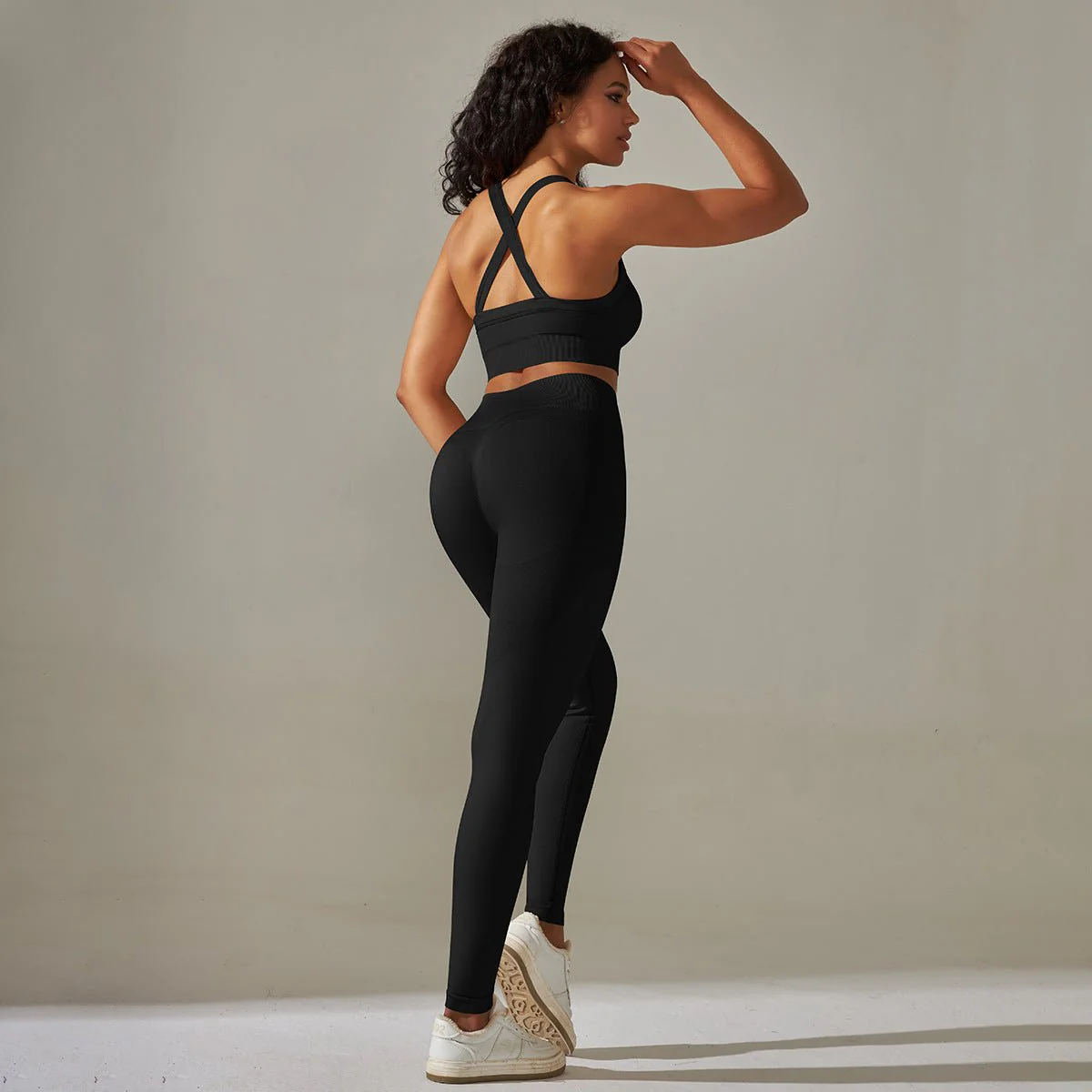 Cross Bra & Trouser Set | Apex Seamless 2-Piece Set - Image 36