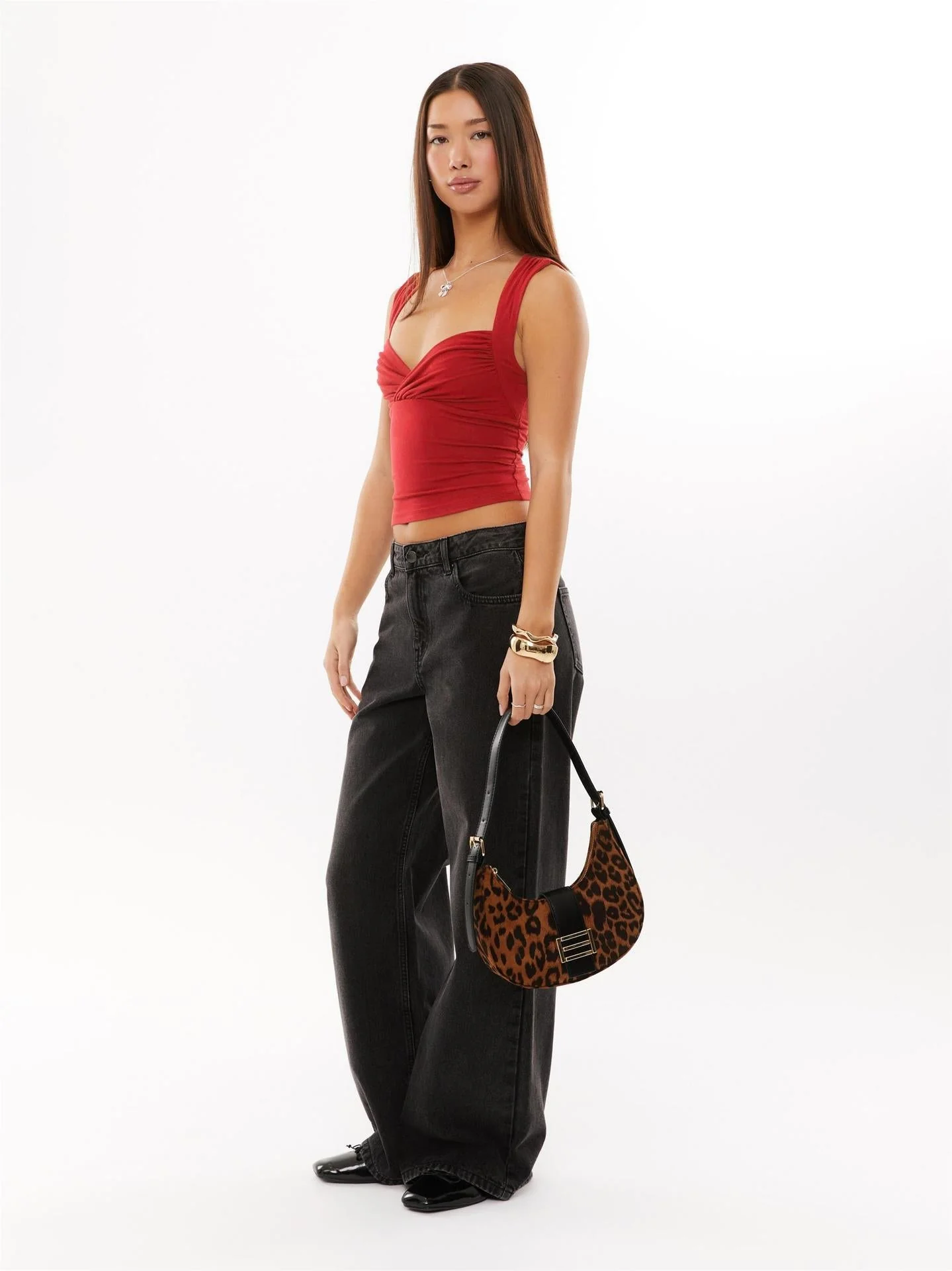 Cross pleated low neck backless sexy hot girl fashion vest women's 2025 new - Image 35
