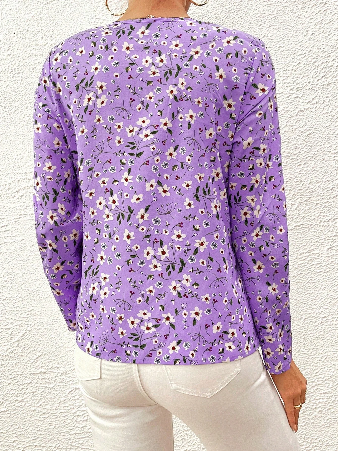 Ditsy Floral Print Blouse FD - Image 28
