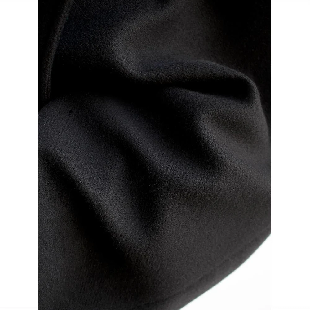 Elegant Warmth | Wool-Blend Double-Breasted Loose Coat FD - Image 4
