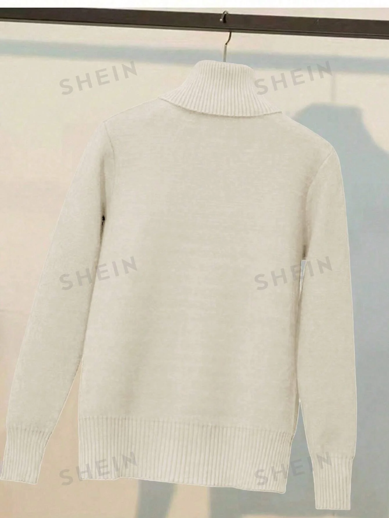 Essnce High Neck Slim Fit Fluffy Sweater, Thick And Warm - Image 23
