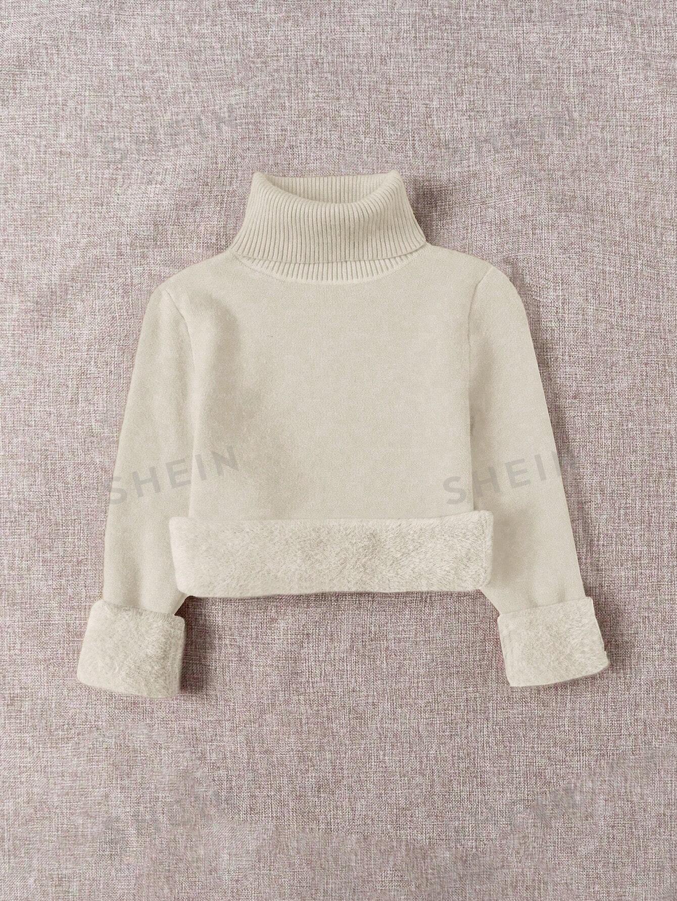 Essnce High Neck Slim Fit Fluffy Sweater, Thick And Warm - Image 26