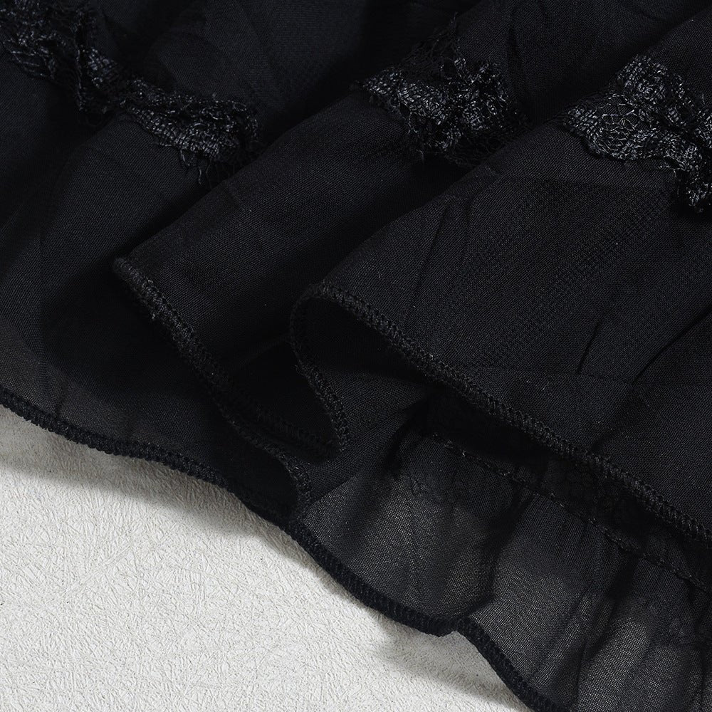 Ethereal Muse | Backless Pleated Halter Maxi Dress - Image 13