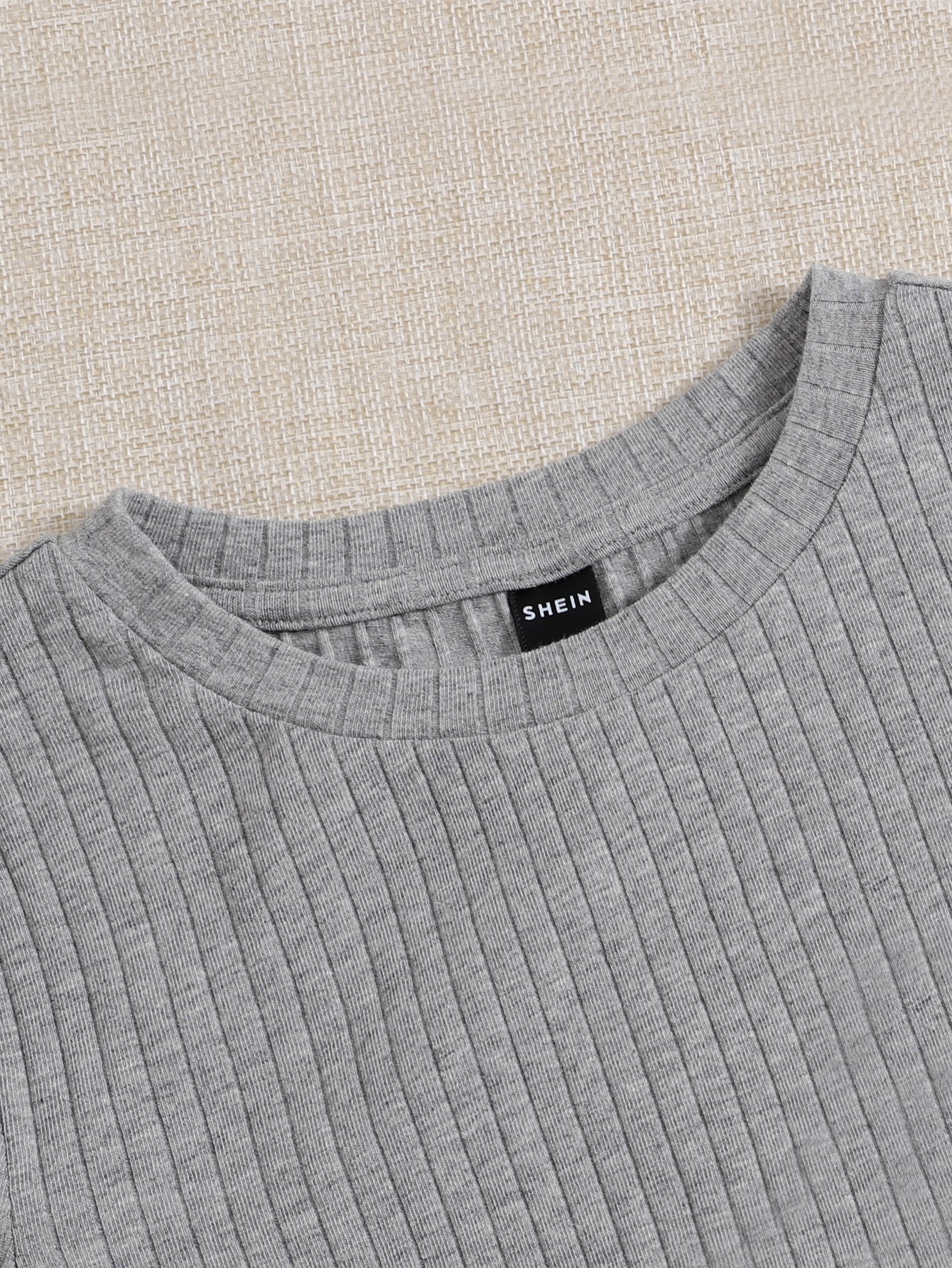 EZwear 4pcs Lettuce Trim Rib Knit Tee - Image 24