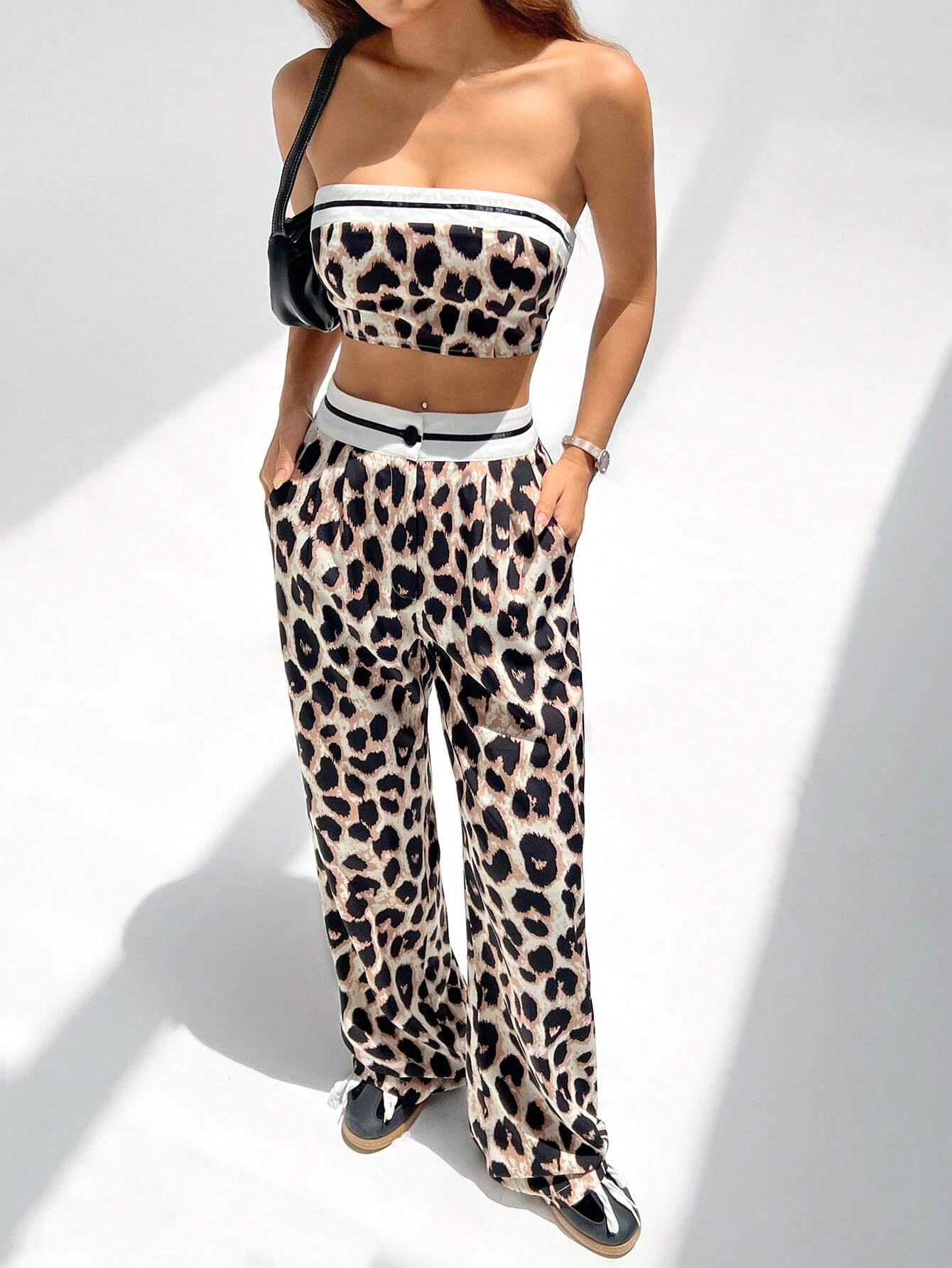 EZwear Colorblock Casual Two Piece Set - Image 11