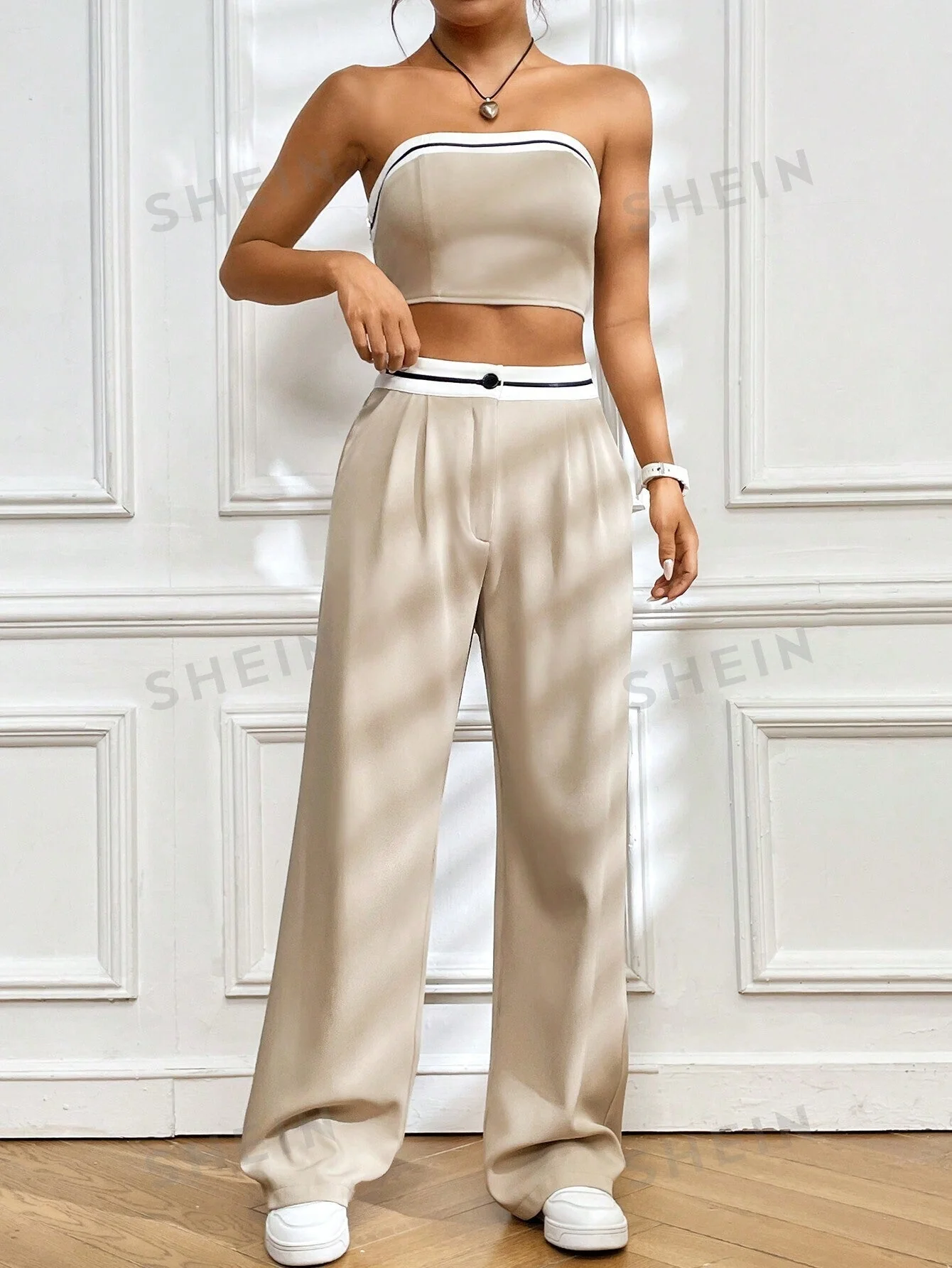 EZwear Colorblock Casual Two Piece Set - Image 8