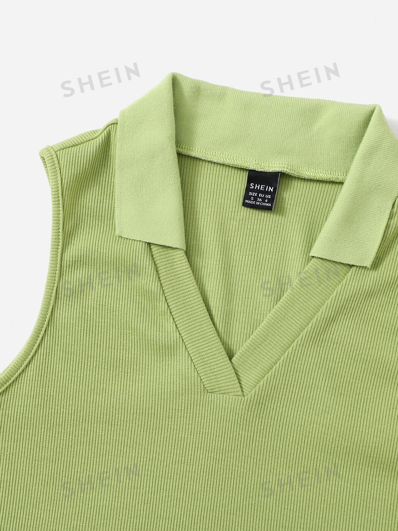 EZwear V-collar Solid Tank Top FD - Image 4