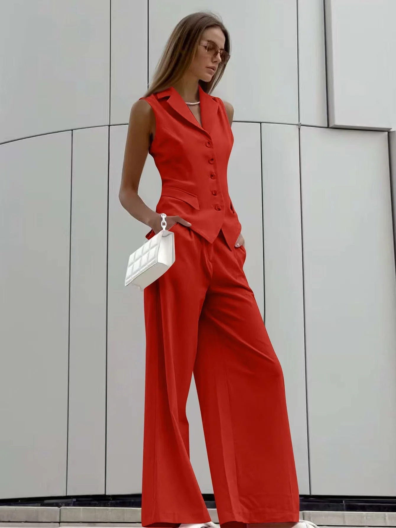 Fashion Casual Vest Vest Trousers Suit Women's Clothing - Image 2