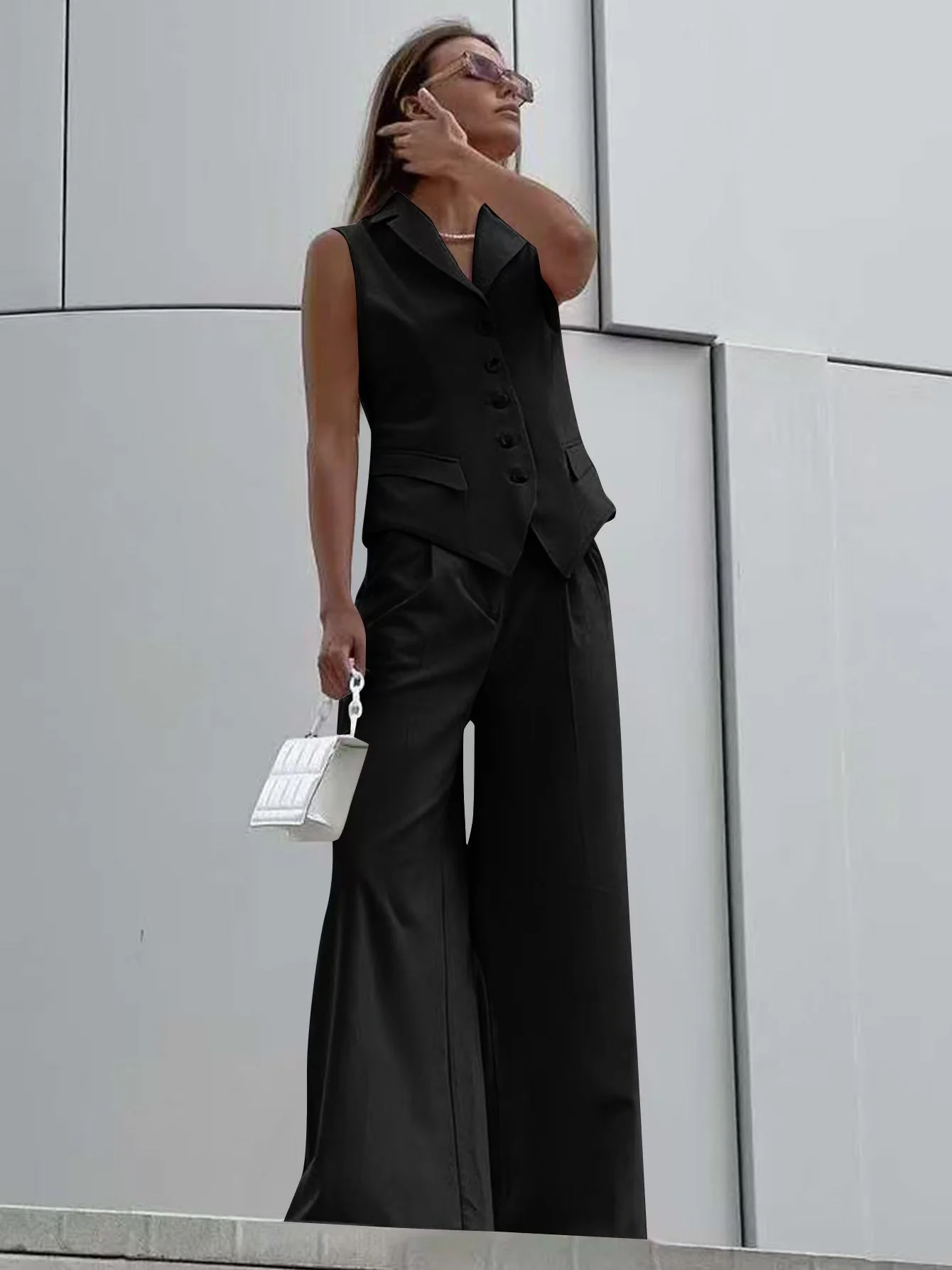 Fashion Casual Vest Vest Trousers Suit Women's Clothing - Image 6