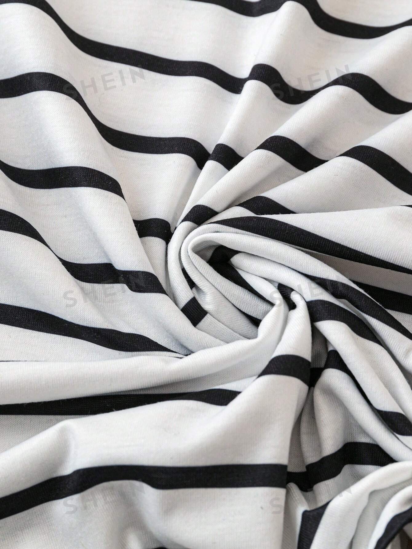 Frenchy Women Striped Casual Versatile T-Shirt - Image 7