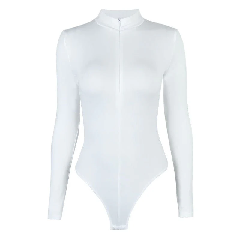 Full sleeved with zipper bodysuit for women - Image 10
