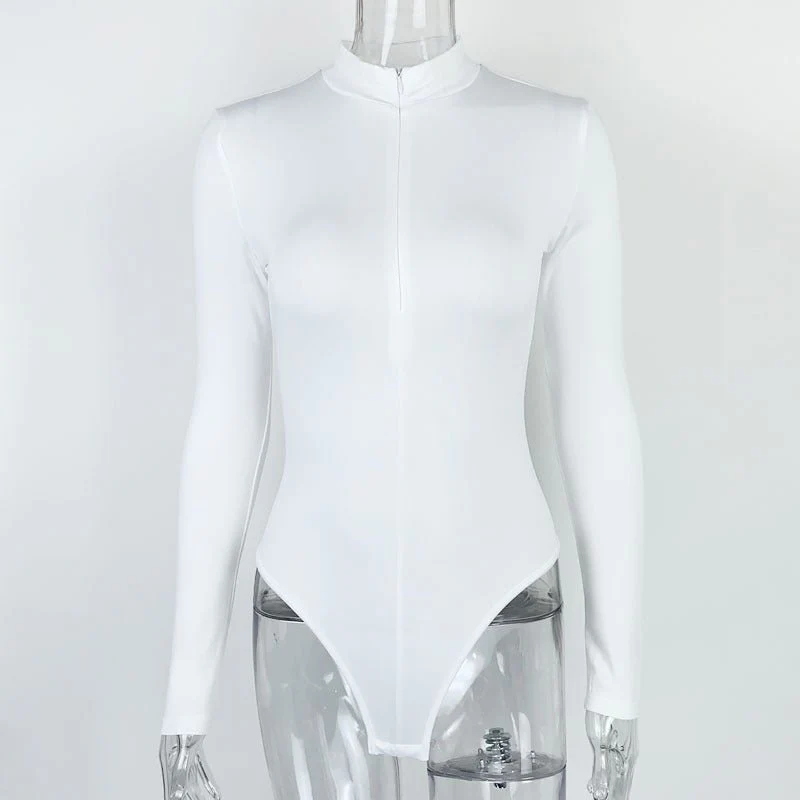 Full sleeved with zipper bodysuit for women - Image 5