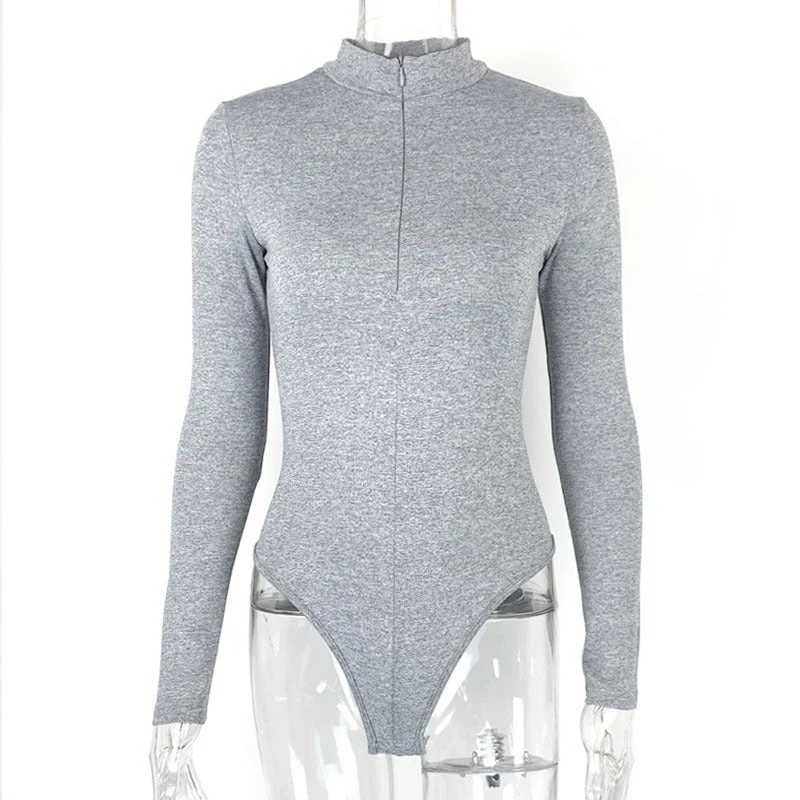 Full sleeved with zipper bodysuit for women - Image 6