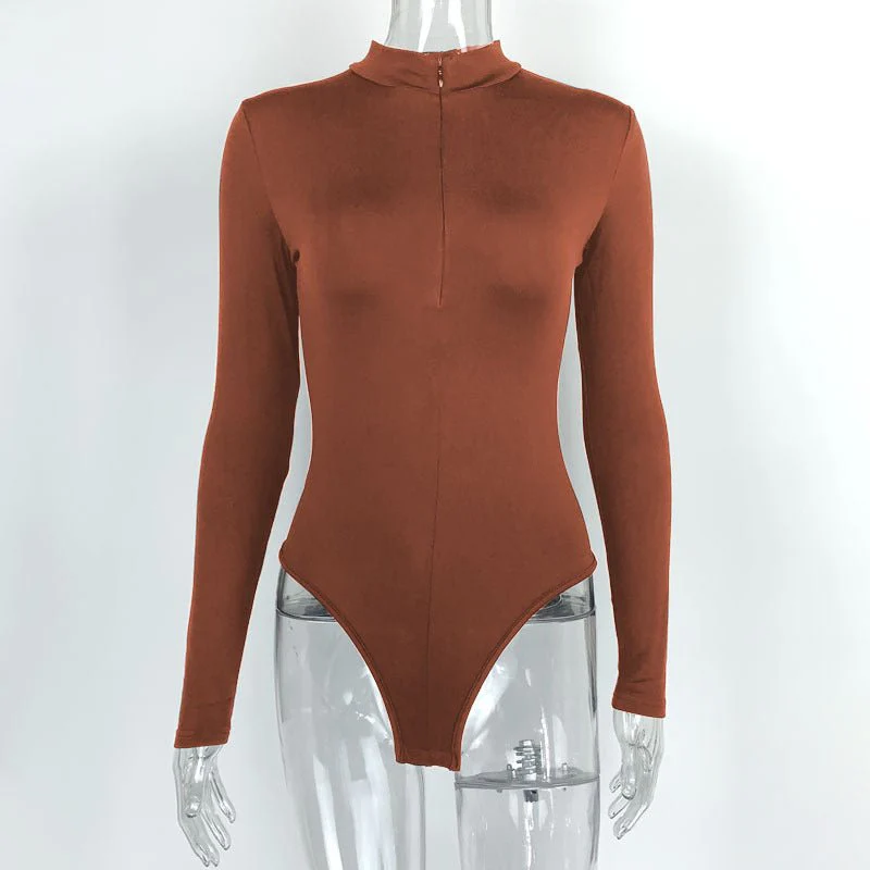 Full sleeved with zipper bodysuit for women - Image 8