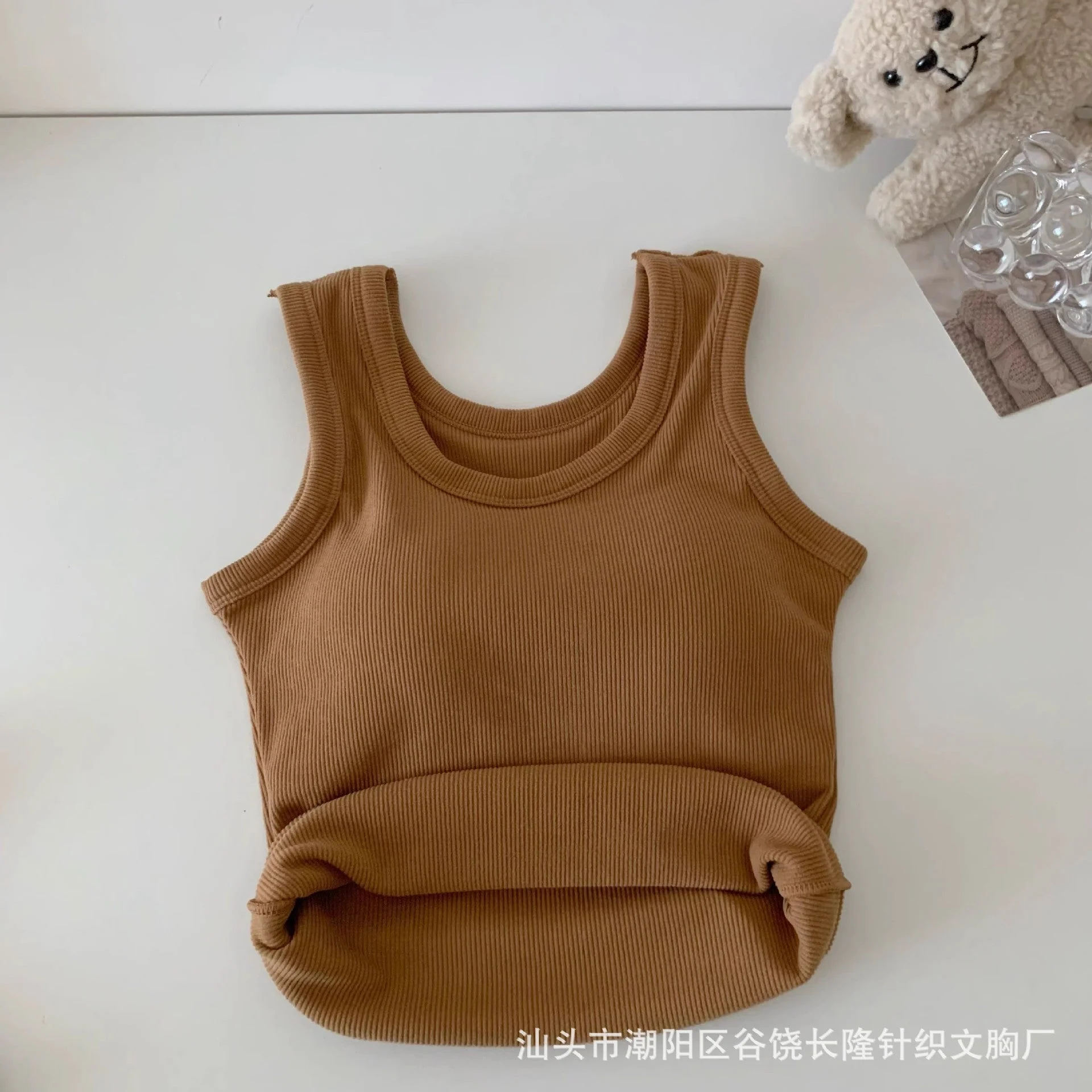 German ten-color sanded thick warm with chest pad sleeveless vest FD - Image 14