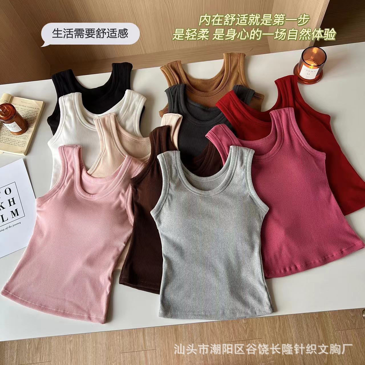 German ten-color sanded thick warm with chest pad sleeveless vest FD - Image 16
