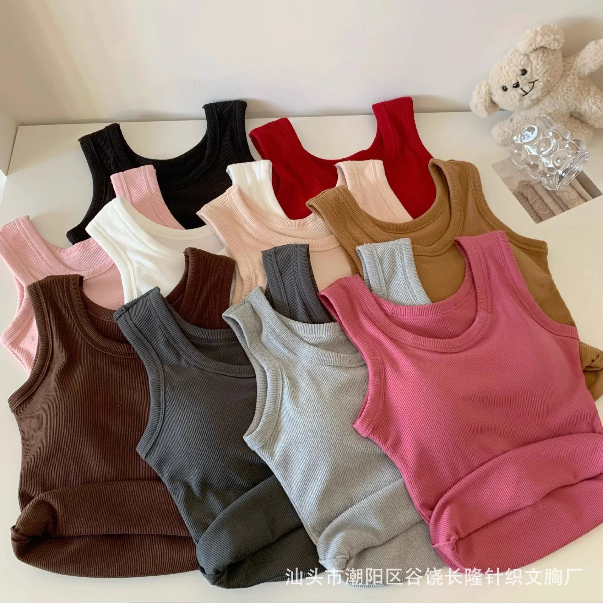 German ten-color sanded thick warm with chest pad sleeveless vest FD - Image 19