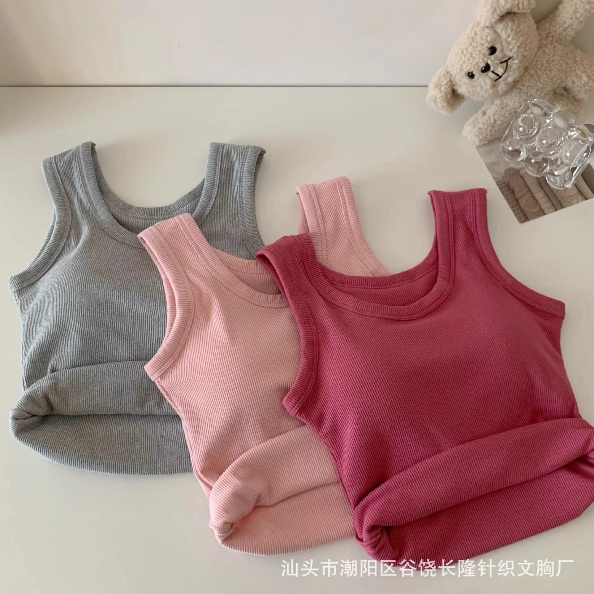 German ten-color sanded thick warm with chest pad sleeveless vest FD - Image 24
