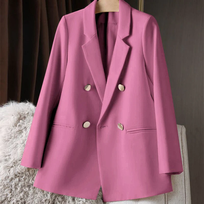 Gold Sovereign | Double-Breasted Mosaic Suit Jacket - Image 13