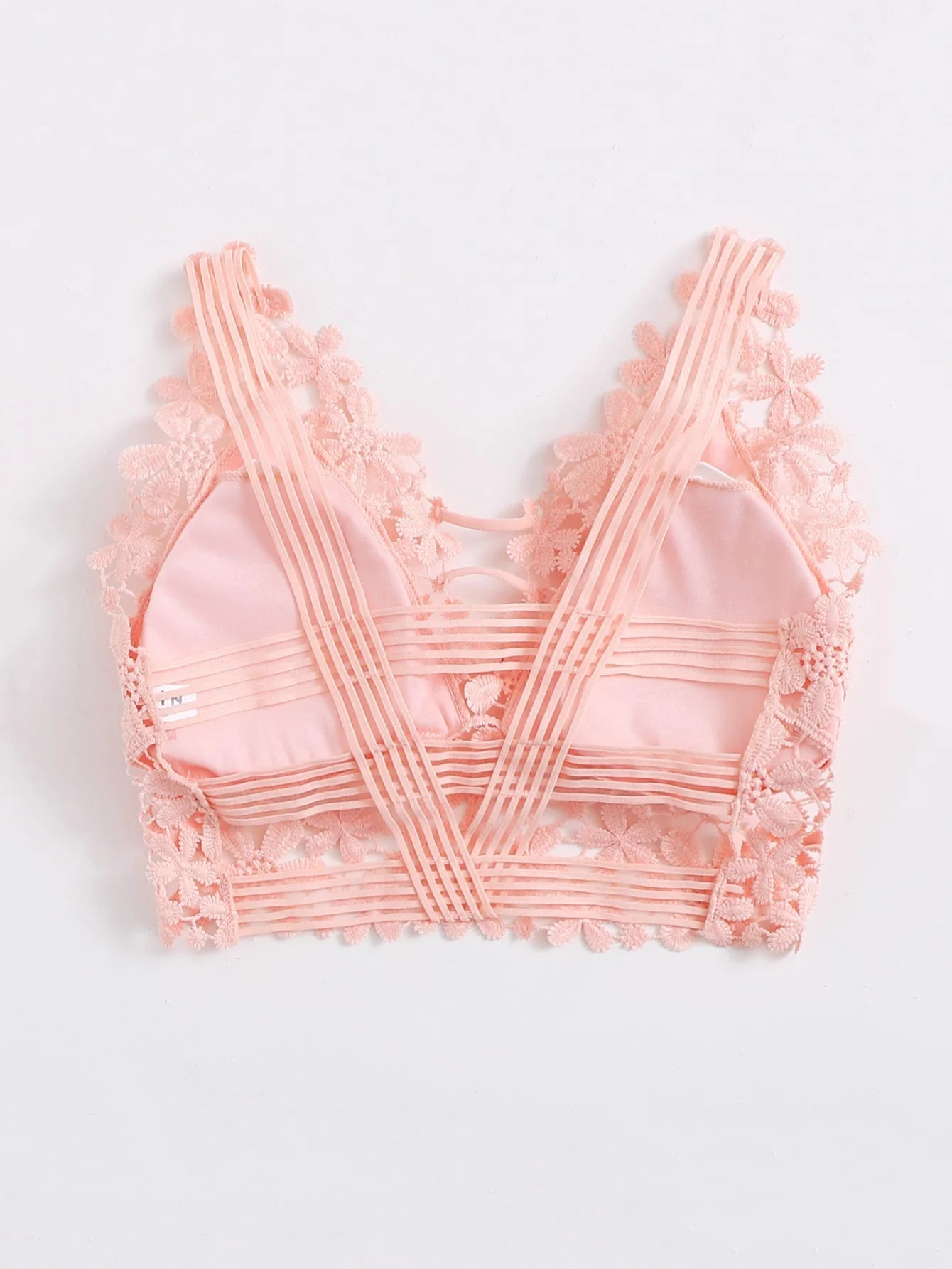 Guipure Lace Longline Bralette FD - Image 9