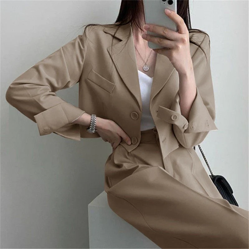 High-end small jacket office suit 2 pcs (FD) - Image 16
