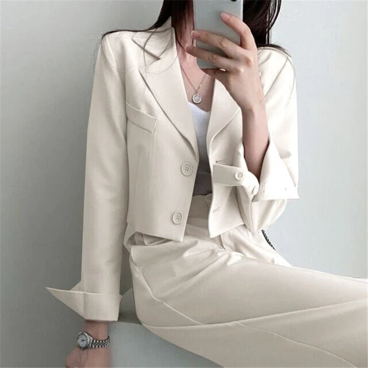 High-end small jacket office suit 2 pcs (FD) - Image 26