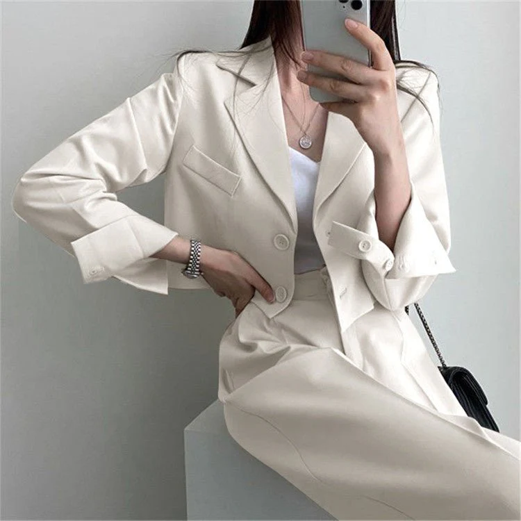 High-end small jacket office suit 2 pcs (FD) - Image 28