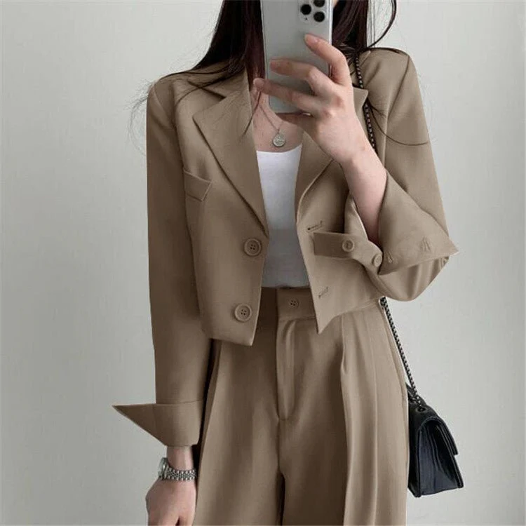 High-end small jacket office suit 2 pcs (FD) - Image 45