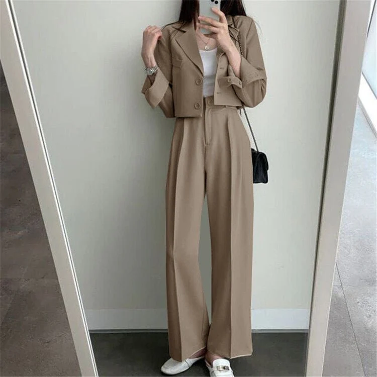 High-end small jacket office suit 2 pcs (FD) - Image 49