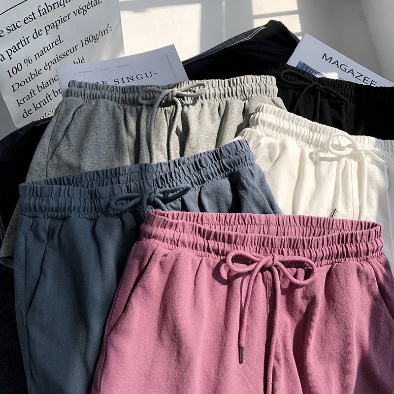 High waist elastic waist sports shorts women's loose casual outer wear 2025 new wide leg pants home shorts summer - Image 16
