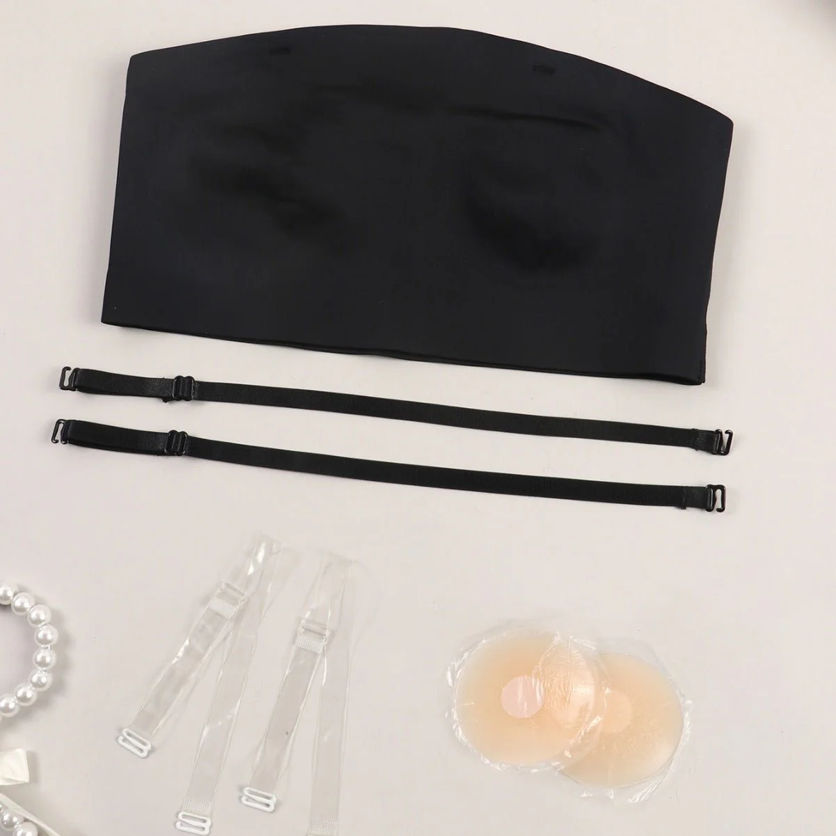Ice Silk Elegance | Seamless Beautiful Back Tube Top Bra - Image 5