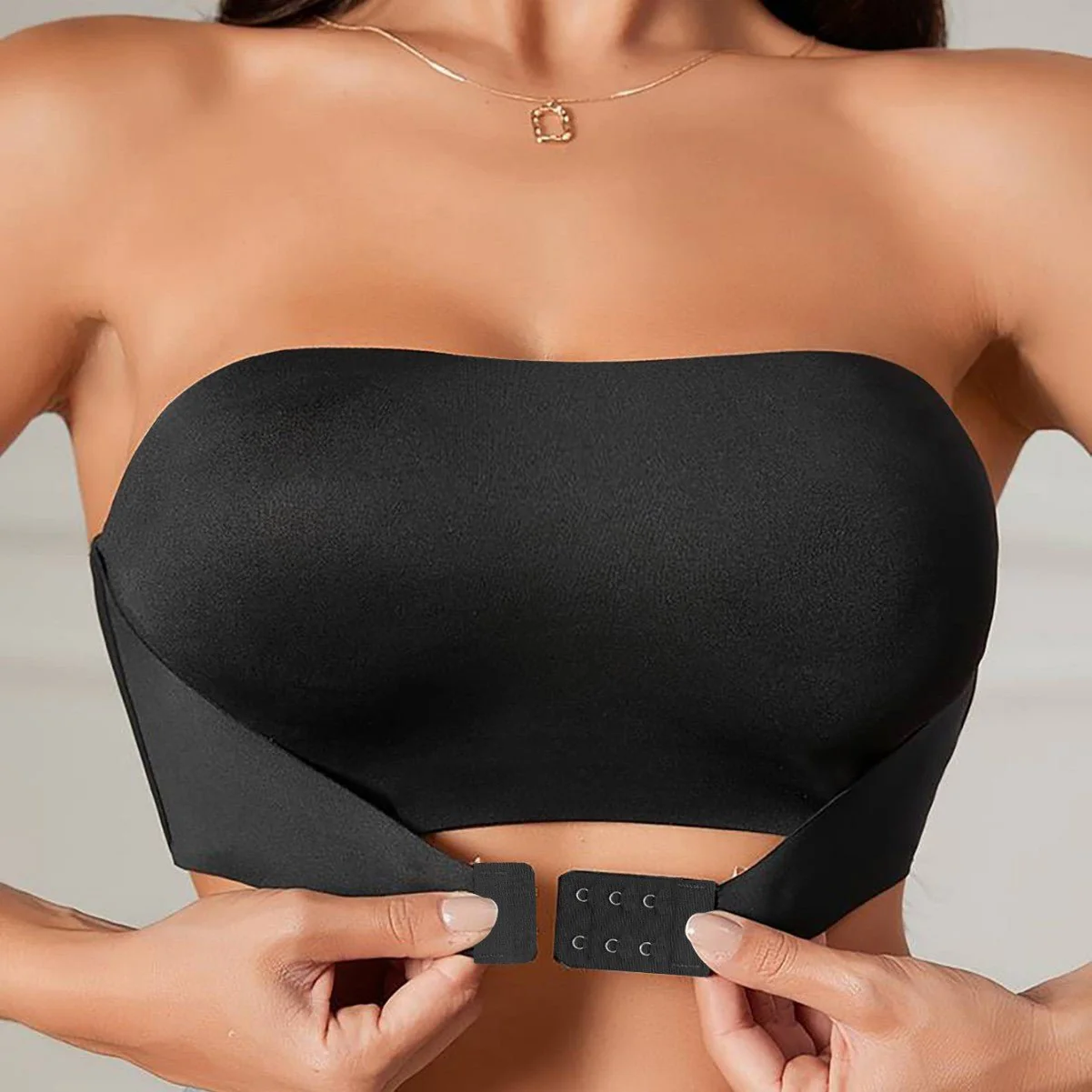 Ice Silk Lift | Seamless Front Buckle Tube Top Push-Up Bra