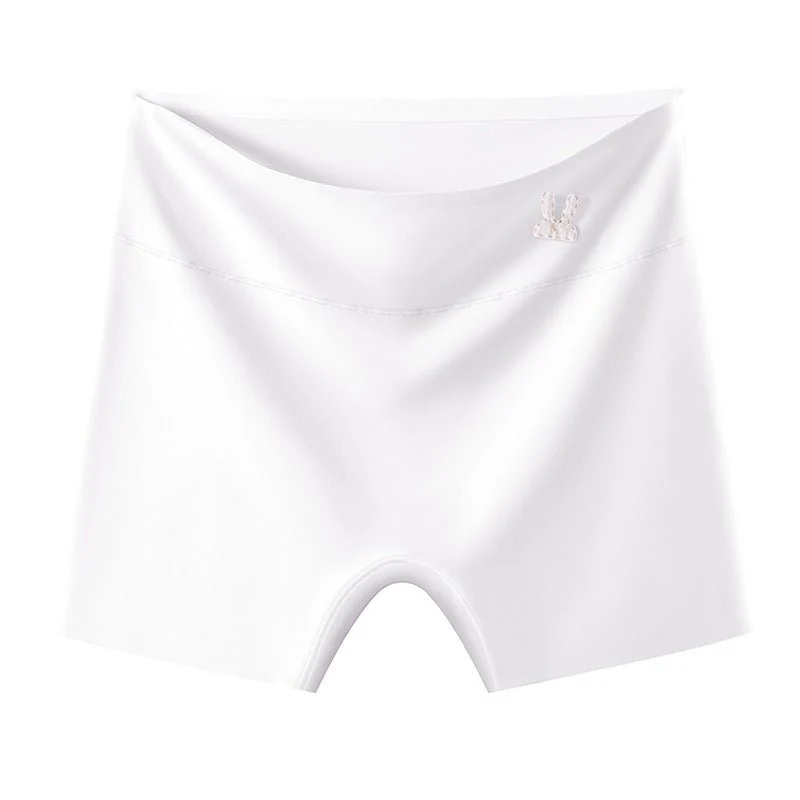 Ice silk safety pants women's anti-light and non-curling two-in-one underwear pure cotton crotch high waist seamless leggings FD - Image 6