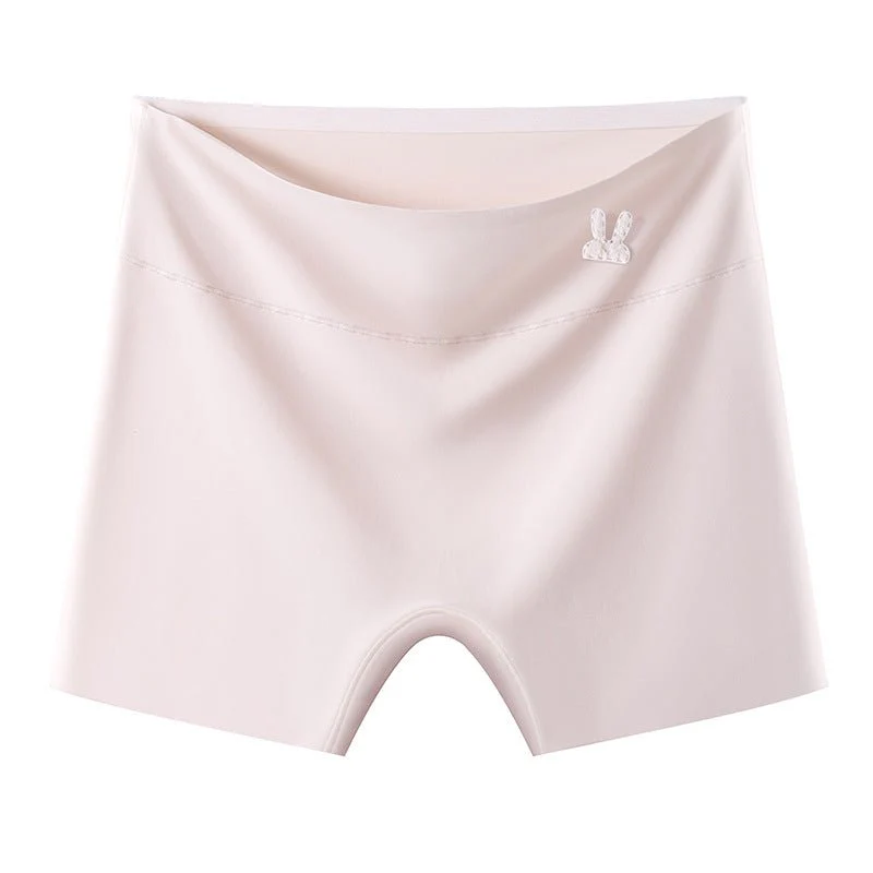 Ice silk safety pants women's anti-light and non-curling two-in-one underwear pure cotton crotch high waist seamless leggings FD - Image 9