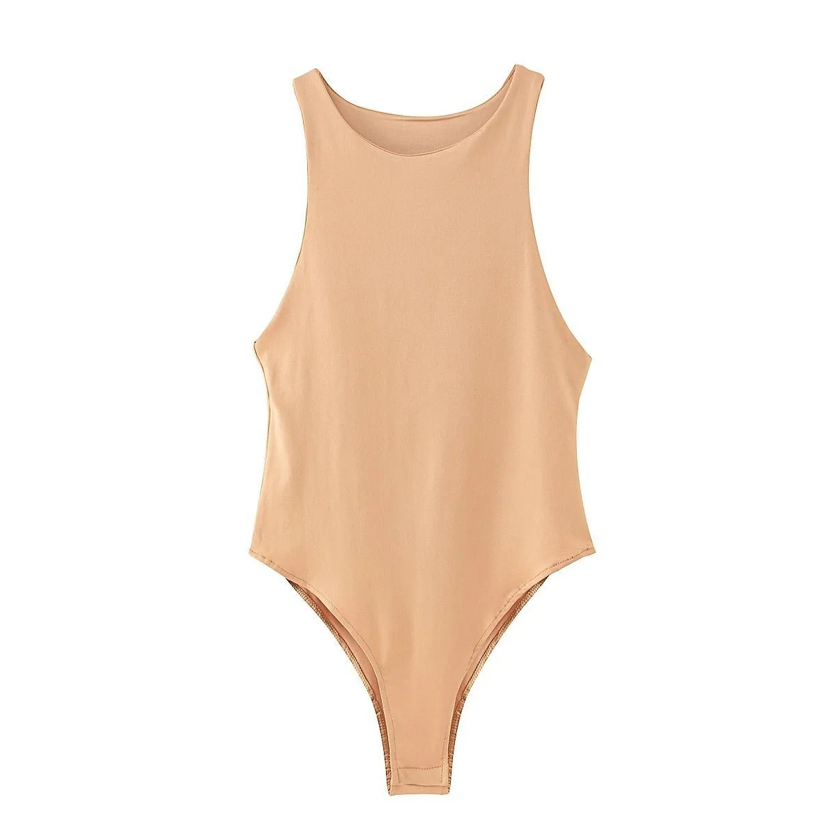 Ins style sexy tight-fitting vest female sleeveless bodysuit FD - Image 4