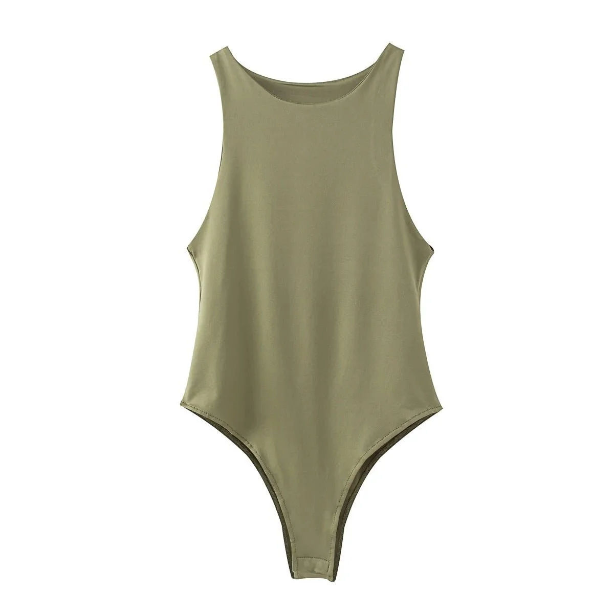 Ins style sexy tight-fitting vest female sleeveless bodysuit FD - Image 5