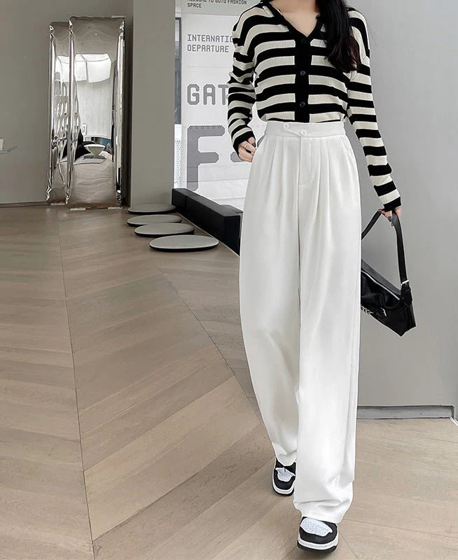Khaki suit pants high-end pants women spring and autumn new loose casual pants drape women's clothing wide-leg pants women's pants - Image 23