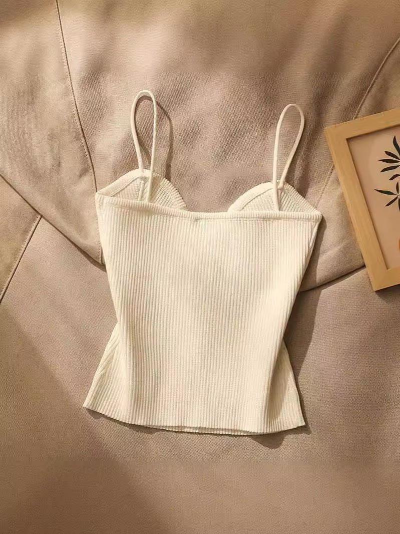 Knitted Tube Top Camisole Vest for Women FD - Image 6